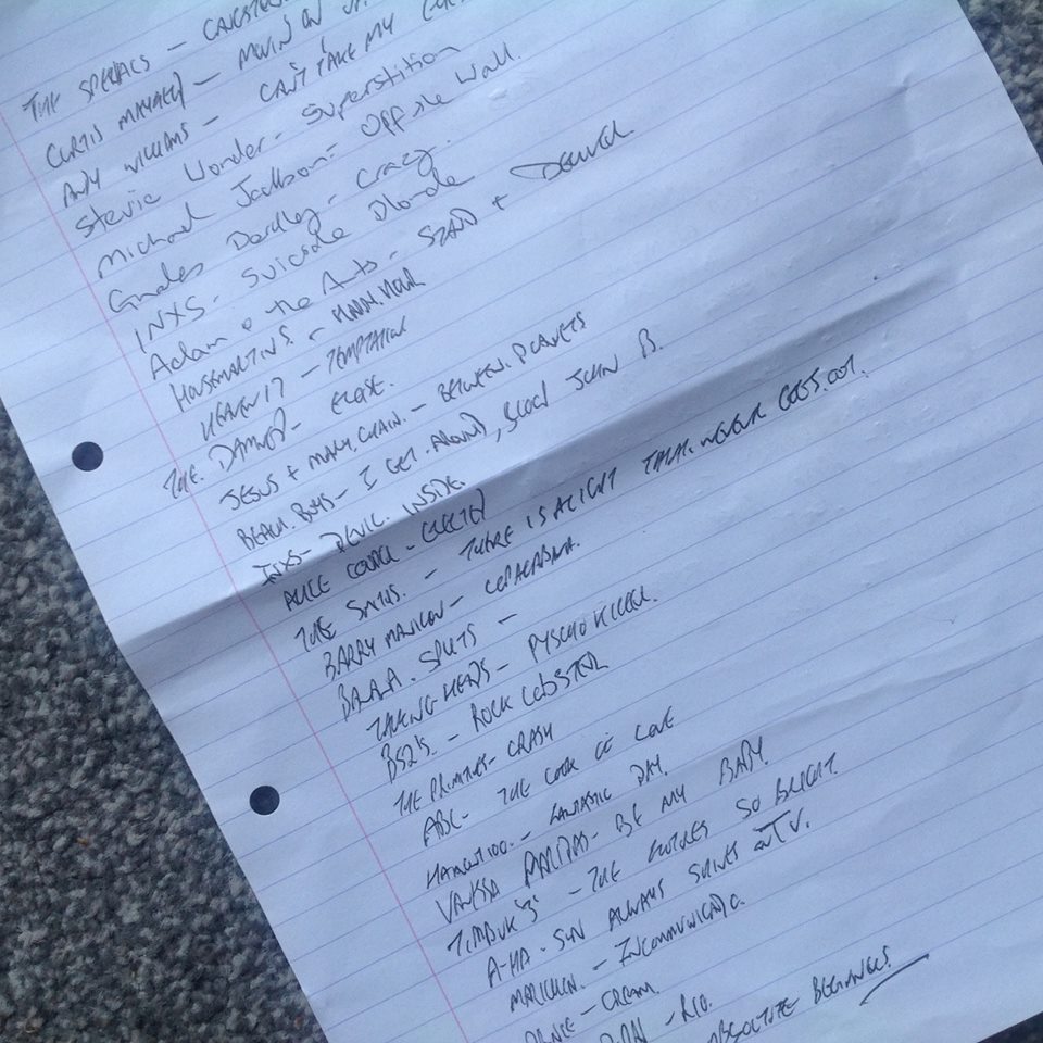 James' requests, side 1